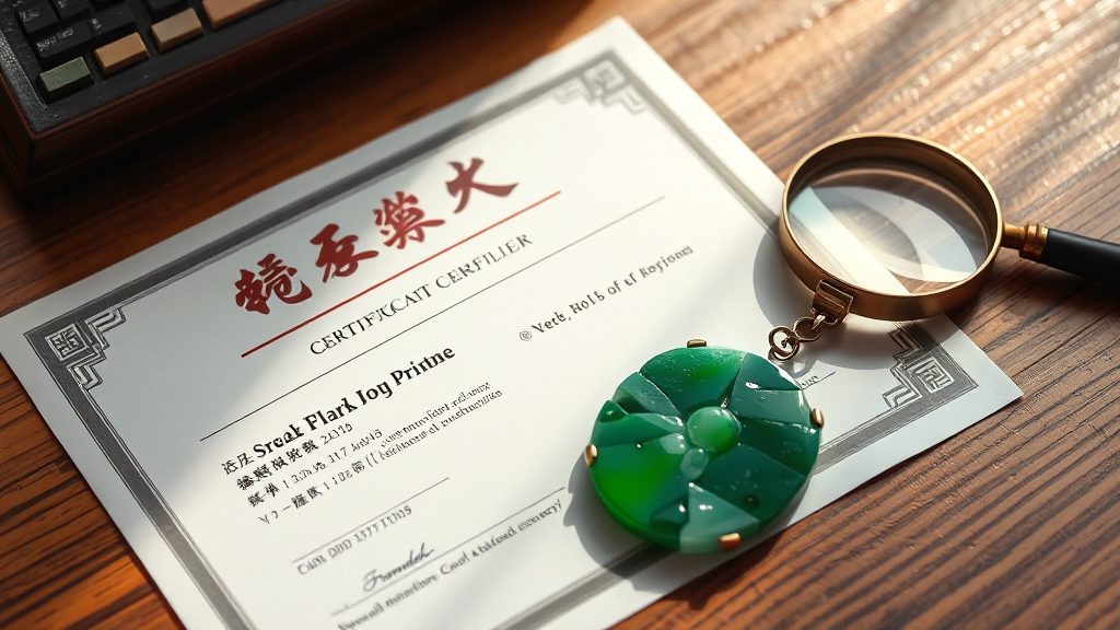 翡翠鉴定证书审核节点怎样跟进